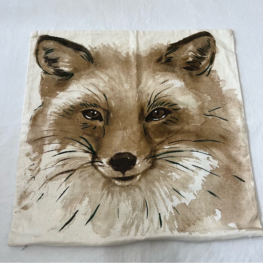 Pottery Barn Fox Pillow Cover